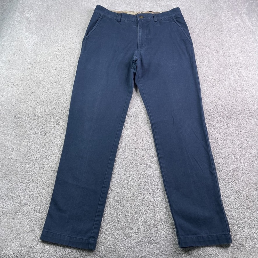 Ball and Buck Pants Mens 30x29 Blue 6 Point Pant Cotton Chino Made in USA Casual